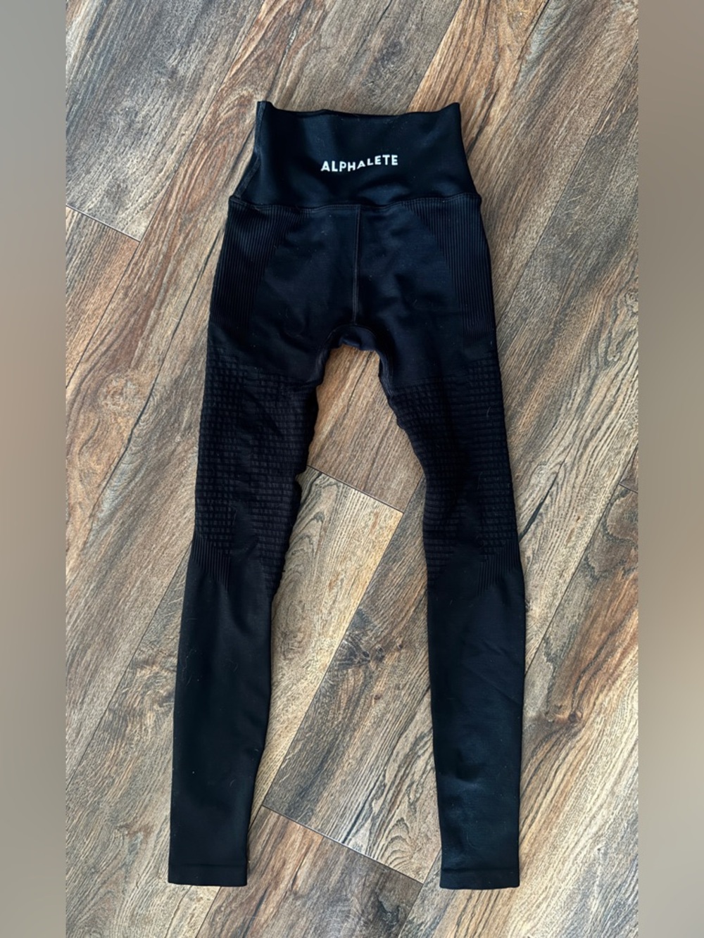 Alphalete Black High-Rise Seamless Performance Leggings